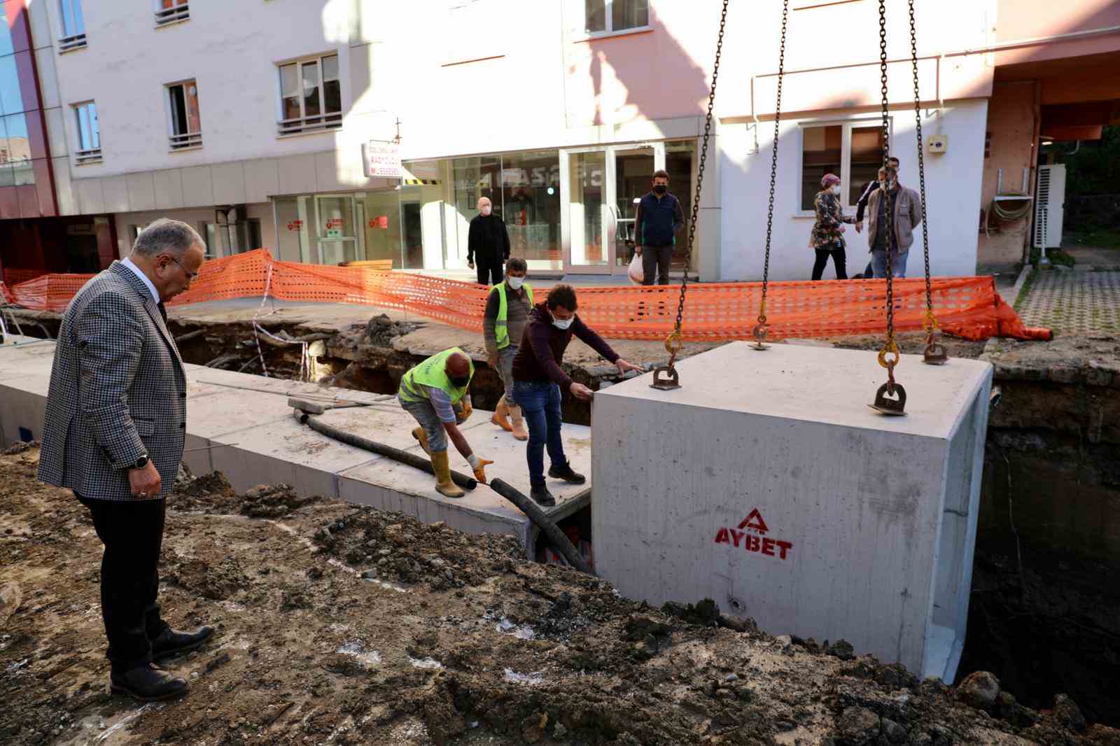 FINDIK YATAĞI DERESİ SORUNU ORTADAN KALKIYOR